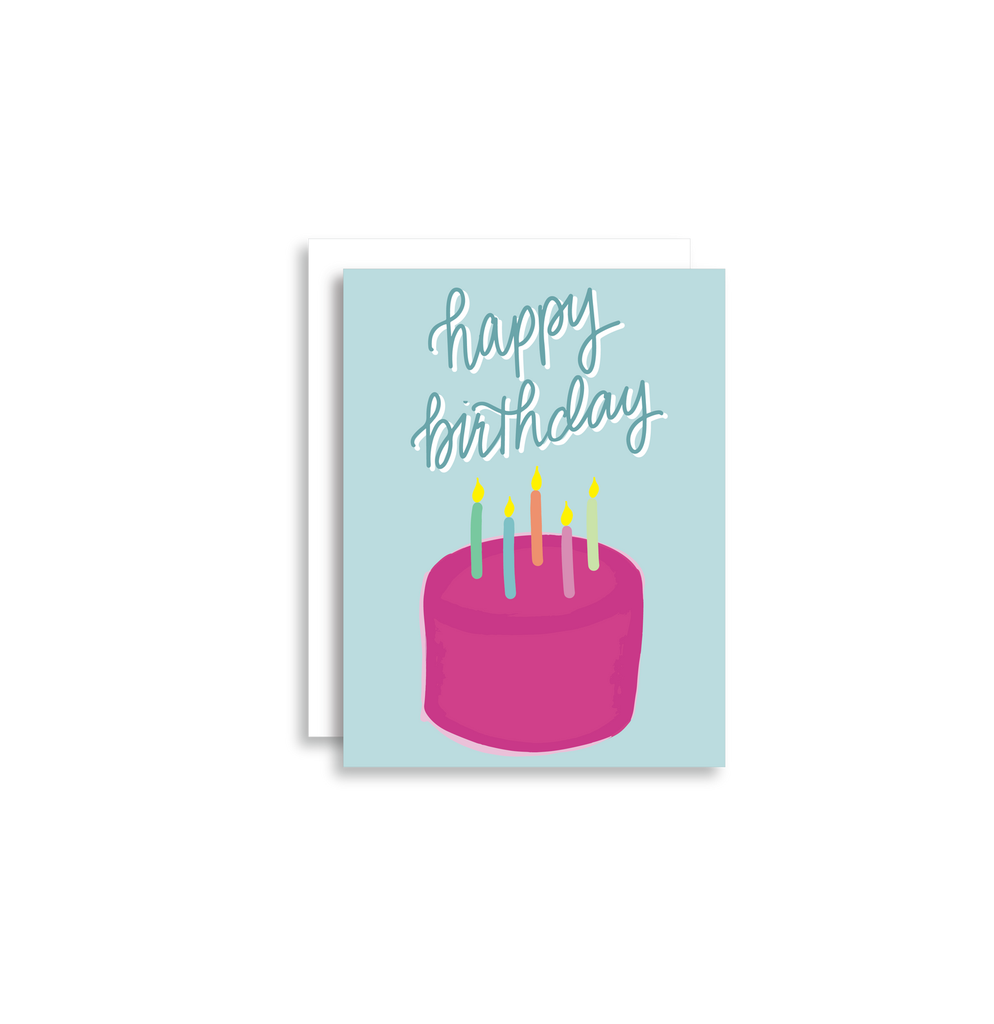 Birthday Card. Each card measures 4.25" in height by 5.5" in width, featuring a blank interior for your personal message