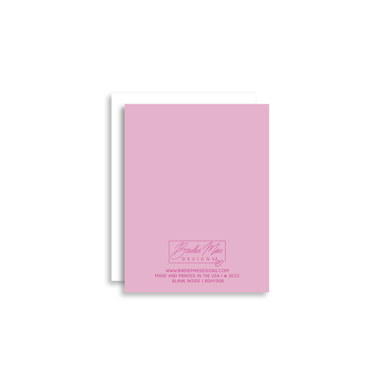 I'm So Glad You Were Born Birthday Greeting Card are packaged with love and care as each card arrives with its own envelope, ready to bring smiles as soon as it's opened. The card is folded to 4.25" tall by 5.5" wide, is blank inside and comes with a matching white envelope. Cards are packaged in cellophane sleeves.