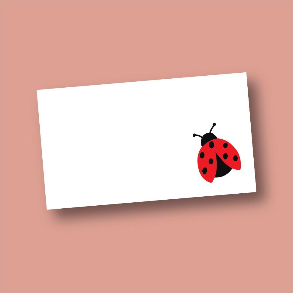 This collection features charming cards measuring 3.5"x2". They are the perfect size to slip into a lunchbox, attach to a gift, or tuck into the pocket of a loved one. The Lady Bug Bitty Note is a simple and sweet addition to any bitty message. 