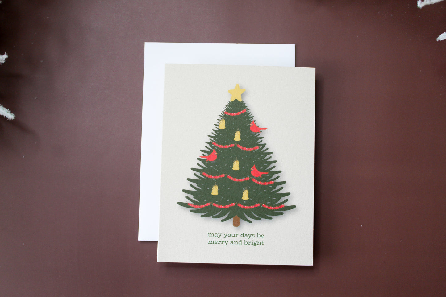 Merry and Bright Holiday Greeting Card