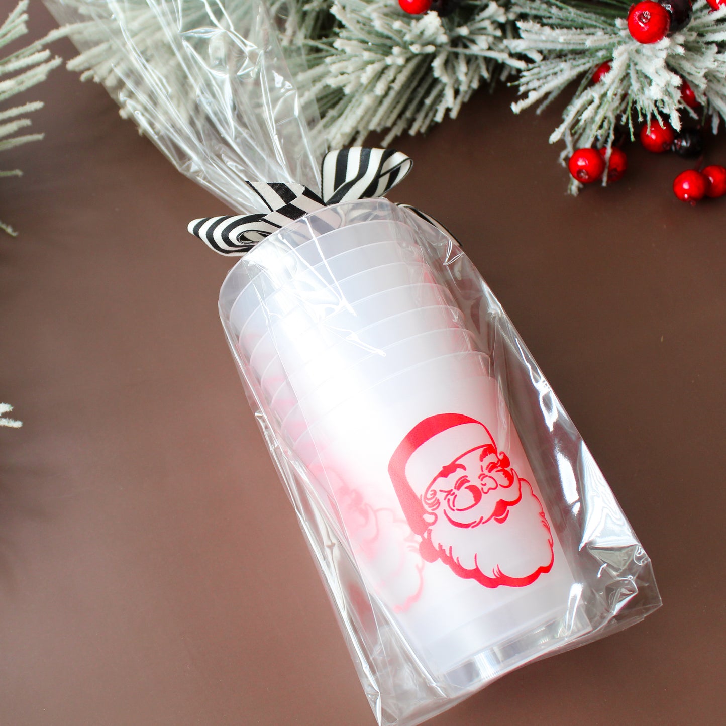 Vintage Santa Party Cups