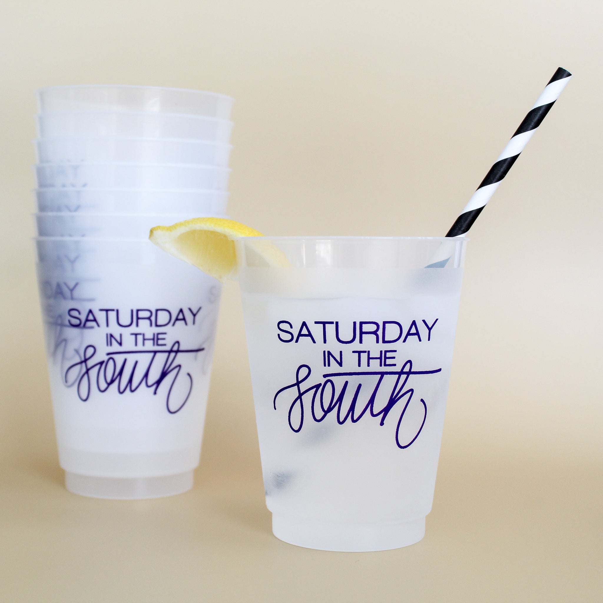 Saturday In The South (Red) Party Cups – Birdie Mae Designs