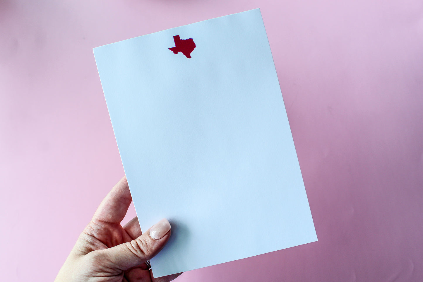 Maroon Texas Notepad