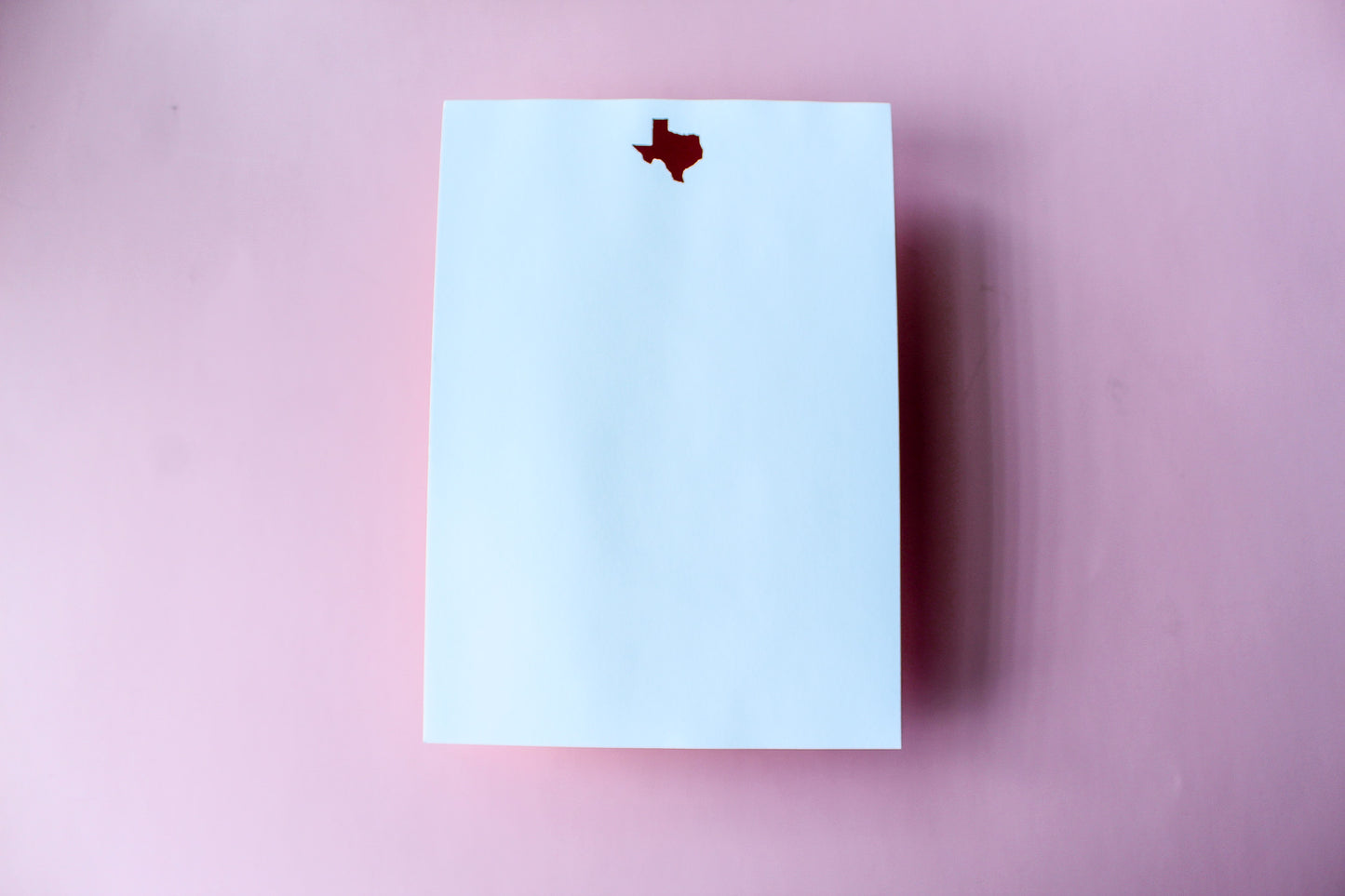 Maroon Texas Notepad
