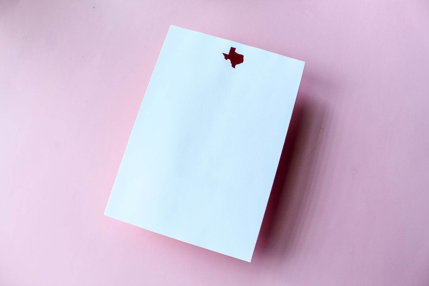 Maroon Texas Notepad