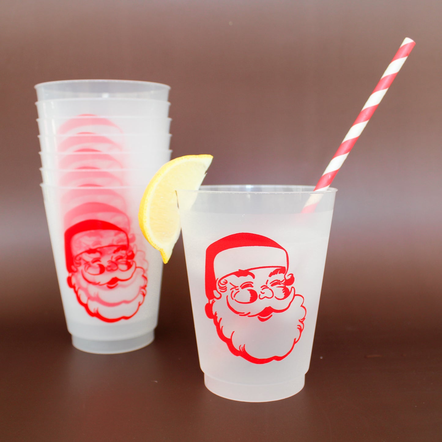 Vintage Santa Party Cups