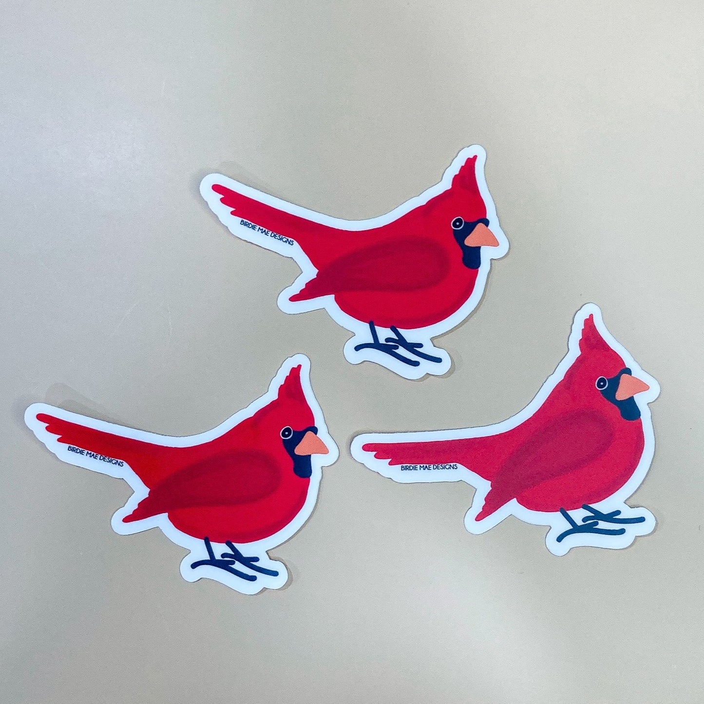 Cardinal Red Bird Sticker