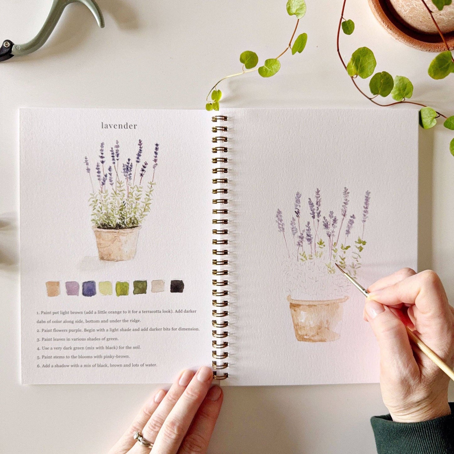 watercolor workbook, watercolor activity book, watercolor coloring book, painting gift, art gift, art supplies for beginners, watercolor for kids, watercolor for adults, creative gift idea, watercolor sketchbook