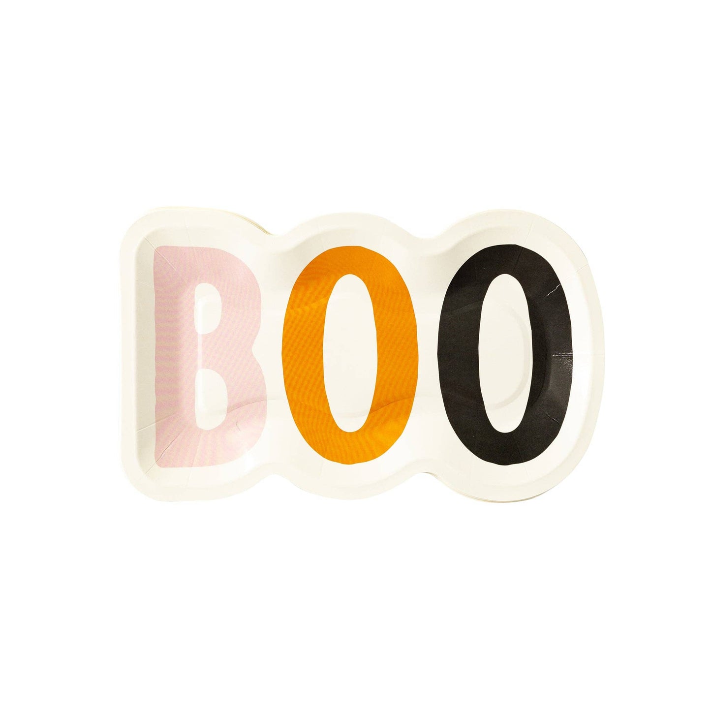Boo Shaped Paper Plate