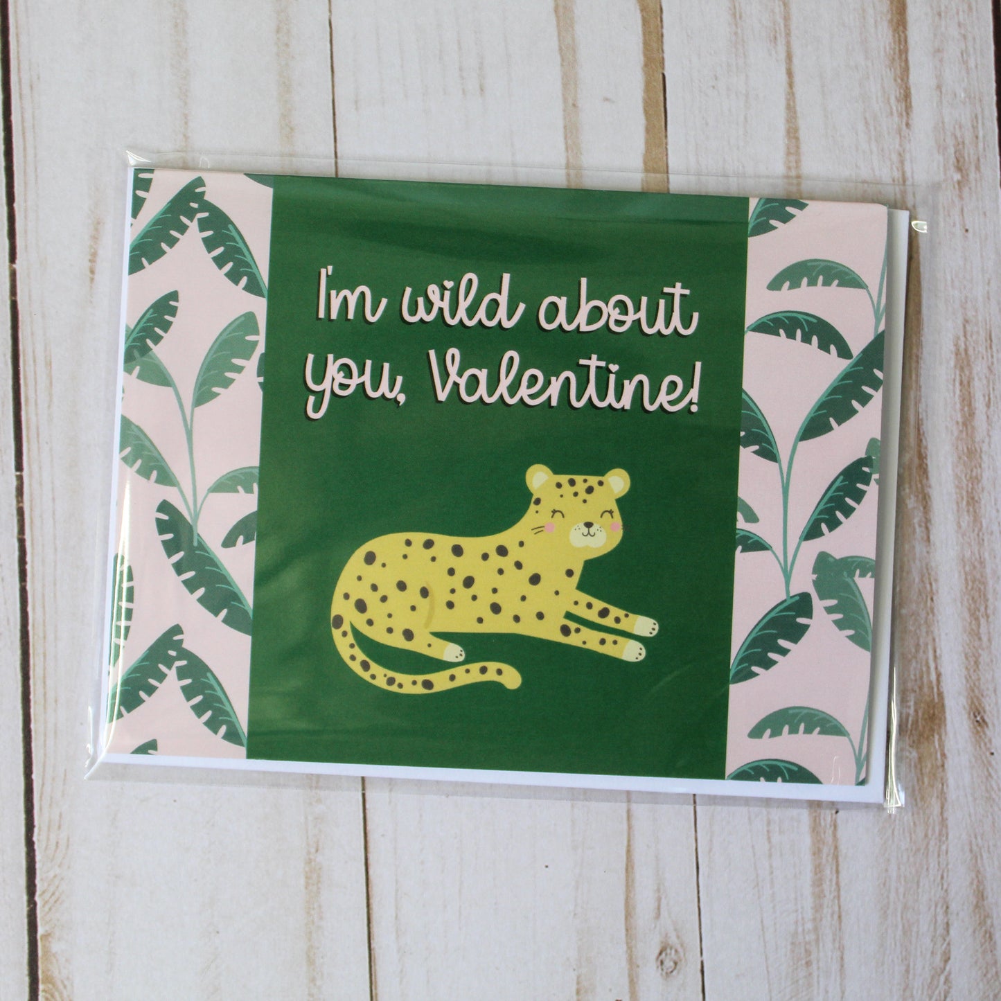'Wild About You' Valentine Greeting Card