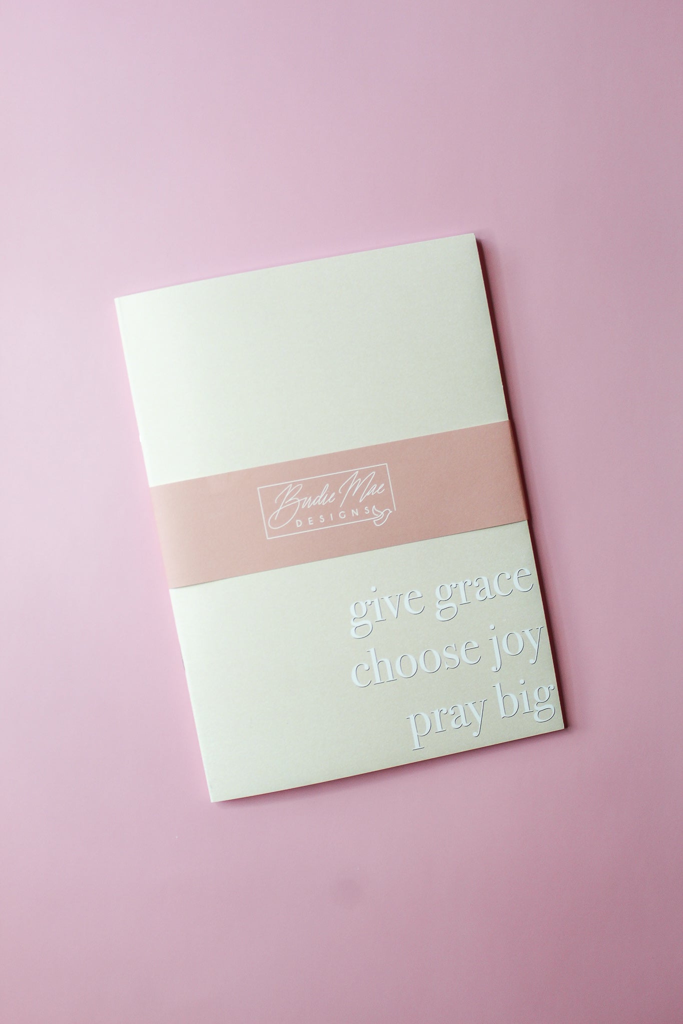 Give Grace, Choose Joy, Pray Big journal is great for the office, to stick in your purse or to use as a prayer journal.