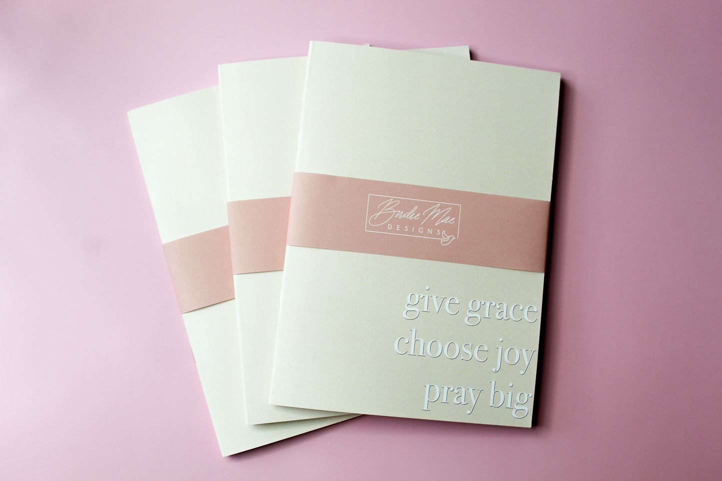 Give Grace, Choose Joy, Pray Big journal is great for the office, to stick in your purse or to use as a prayer journal.