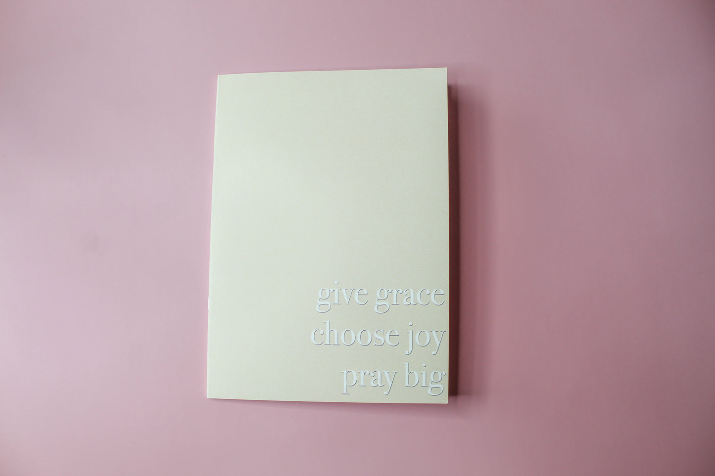 Give Grace, Choose Joy, Pray Big journal is great for the office, to stick in your purse or to use as a prayer journal.