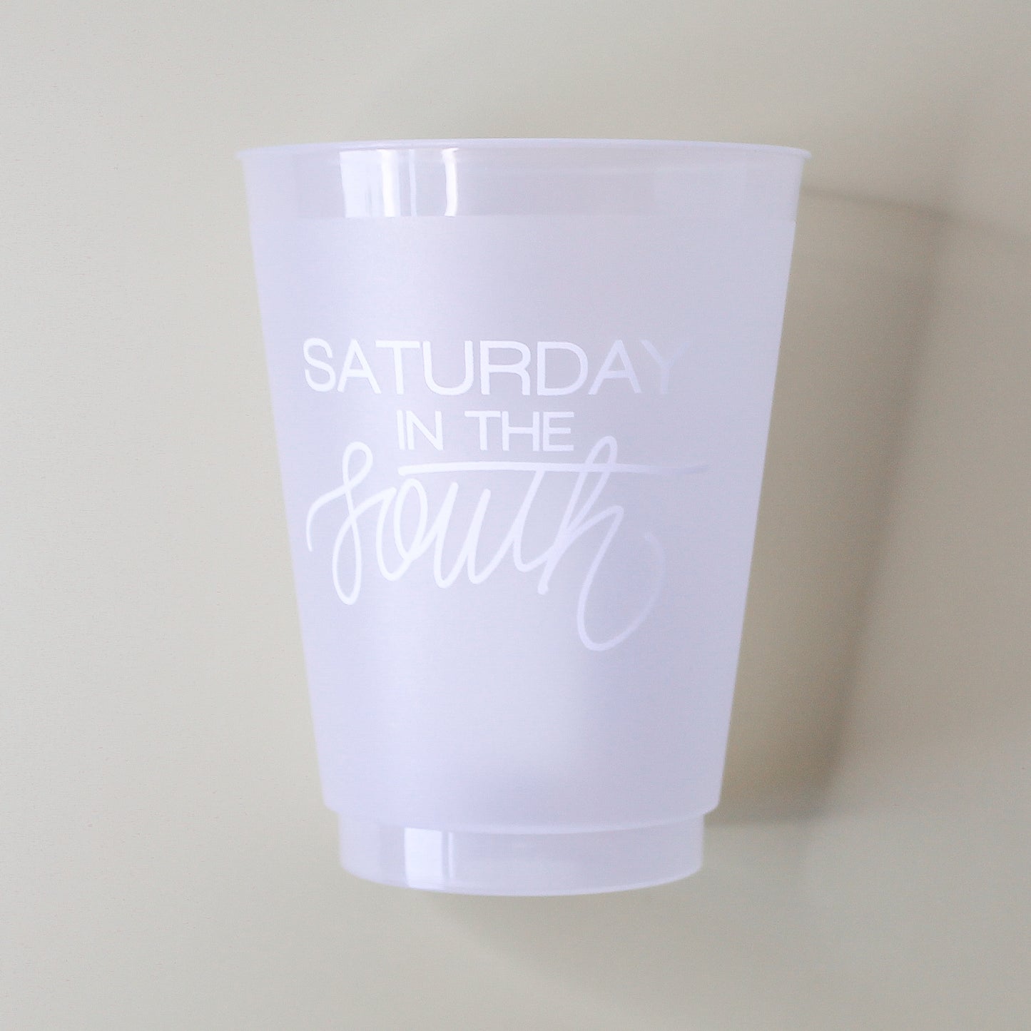 Saturday In The South (White) Party Cups