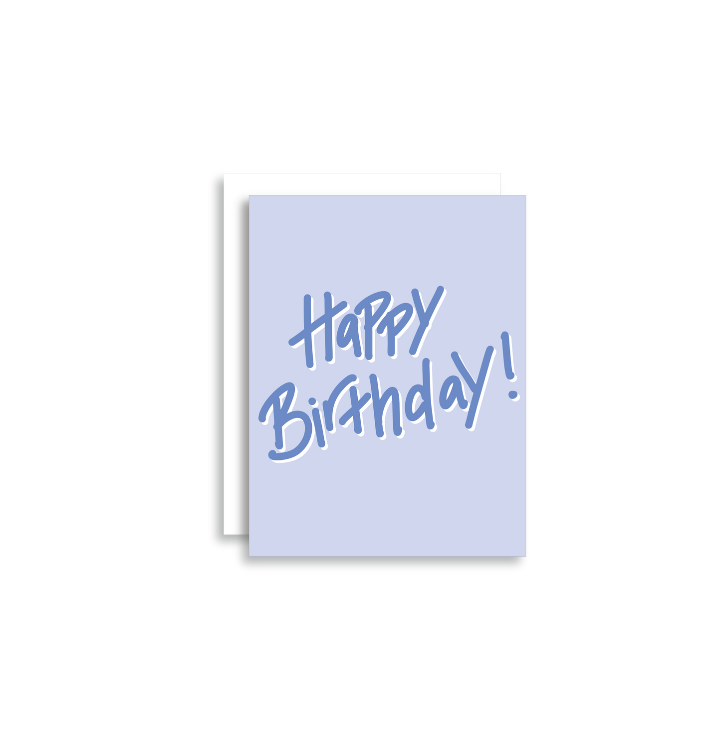 Happy Birthday! Blue Greeting Card