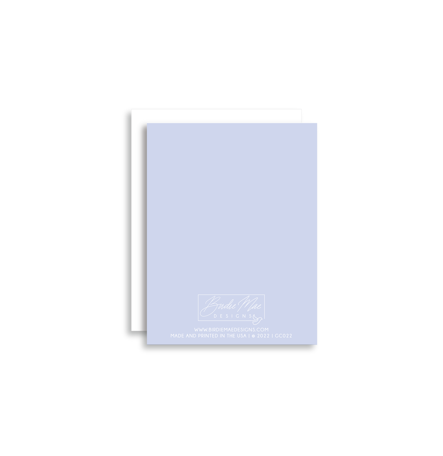 Happy Birthday! Blue Greeting Card