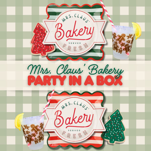 Mrs. Claus’ Bakery Christmas Party in a Box