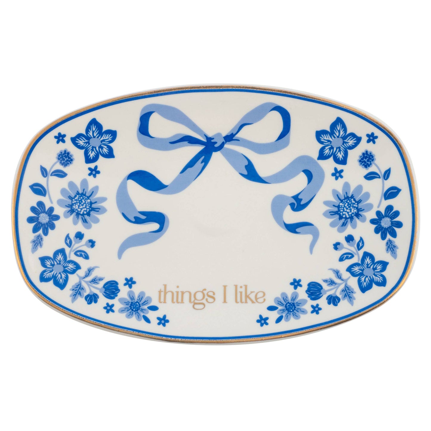 Things I Like Oval Trinket Tray