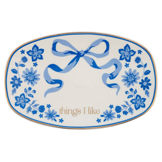Things I Like Oval Trinket Tray