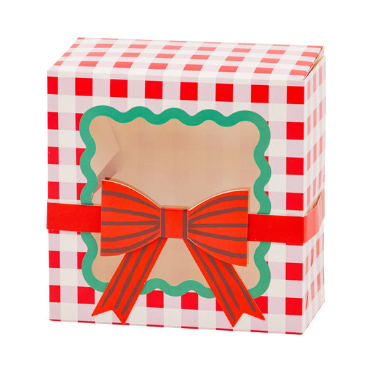 Plaid Christmas Cookie Box