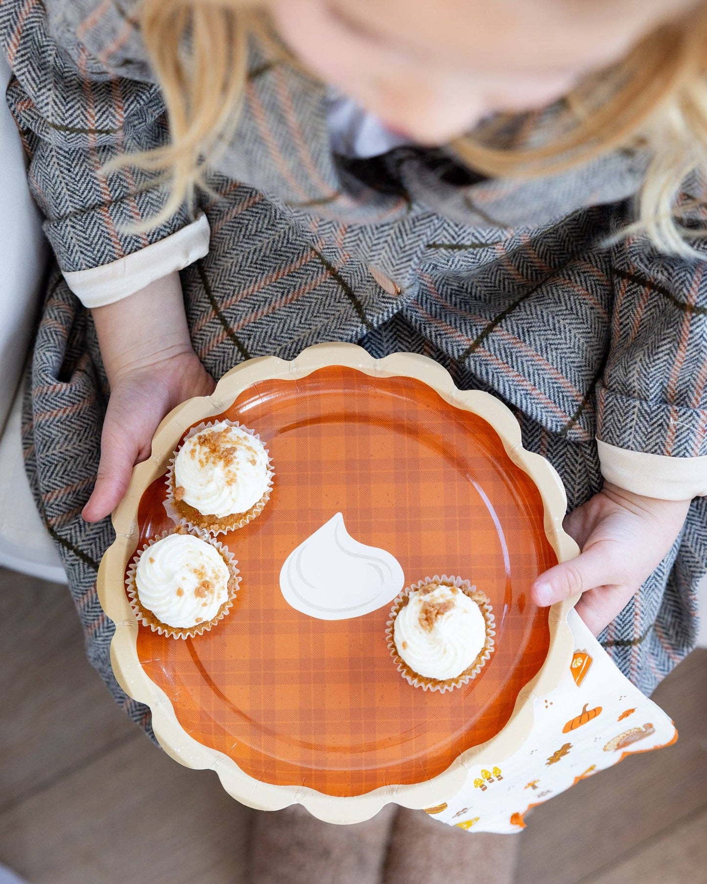 Pumpkin Pie Paper Plate