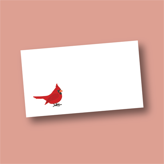 Cardinal bitty note, Little Cardinal notecards, small notecards