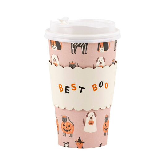 Get ready to add some flair to your Halloween festivities with our Boo Costume Pets To Go Cup! These playful cups are perfect for sipping on the go (hello, neighborhood trick or treat stroll!) and will spice up any party. Say goodbye to plain old to go cups and hello to a new level of fun.