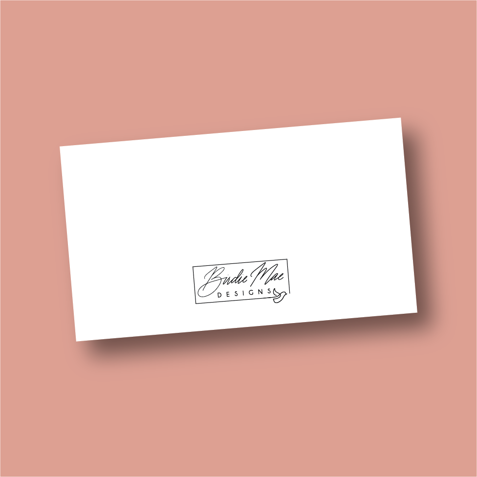 bitty birthday greeting note card. blank small note card. lunch box note