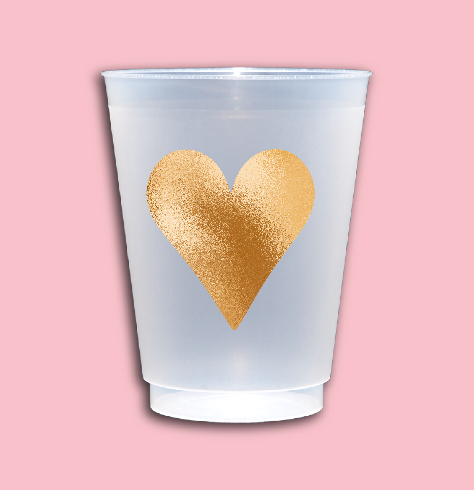 Make your gatherings extra special with our **Gold Heart Party Cups**, the perfect addition to any celebration! Whether you're hosting a Valentine’s Day party, bridal shower, baby shower, engagement party, birthday bash, or bachelorette soirée, these cups bring a chic and playful vibe to the table. 
