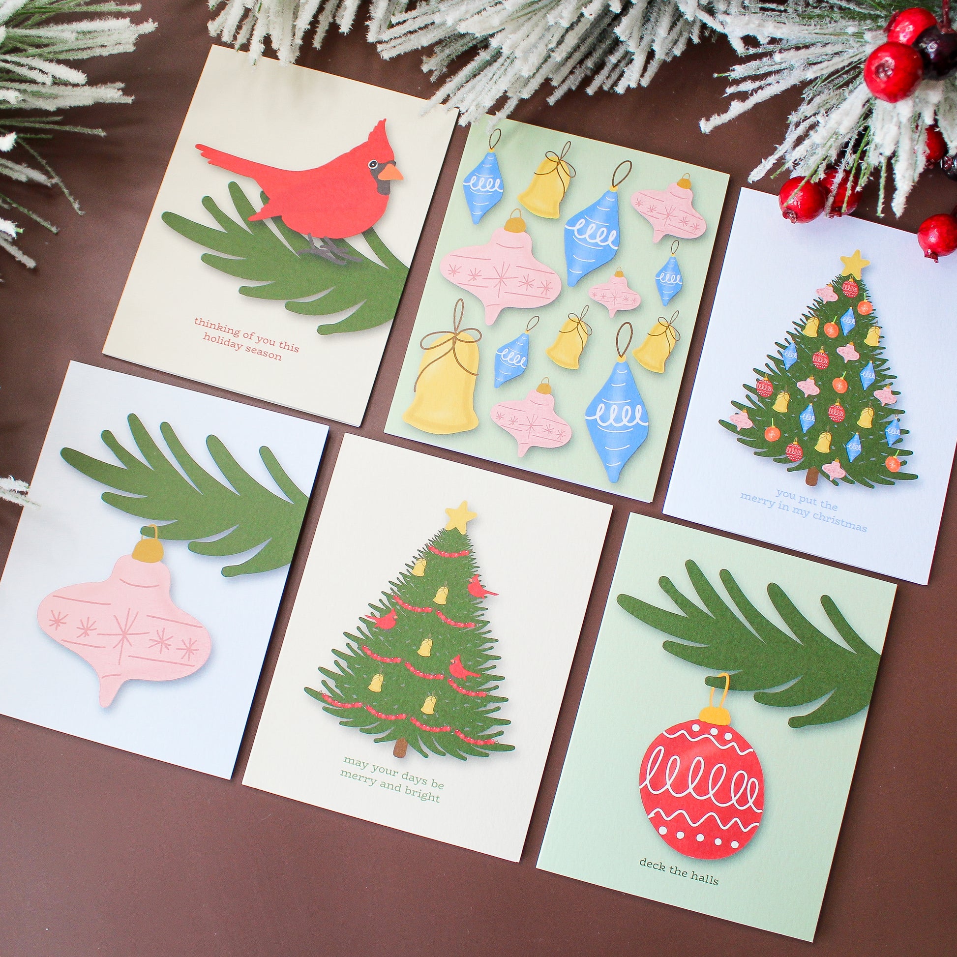 Handmade Christmas card bundle