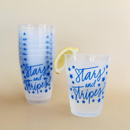 Stars & Stripes Patriotic Party Cups