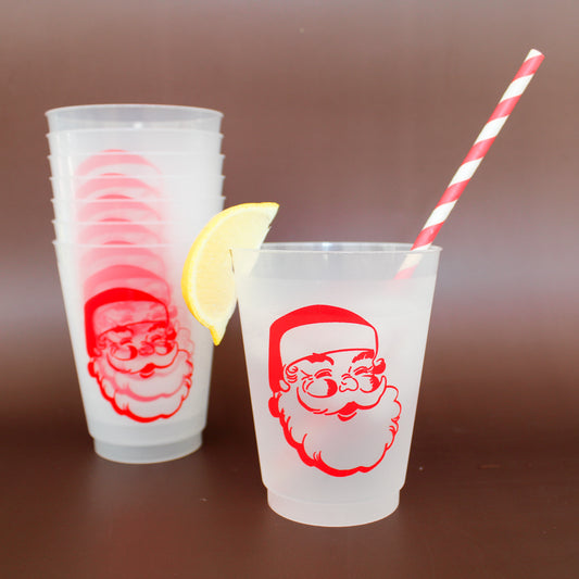 Vintage Santa Party Cups