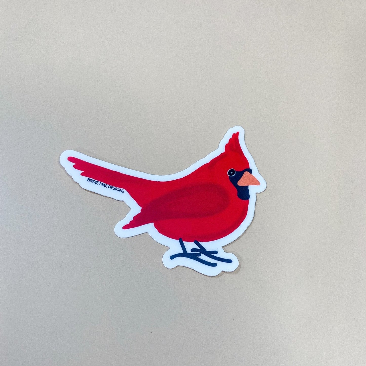 Cardinal Red Bird Sticker