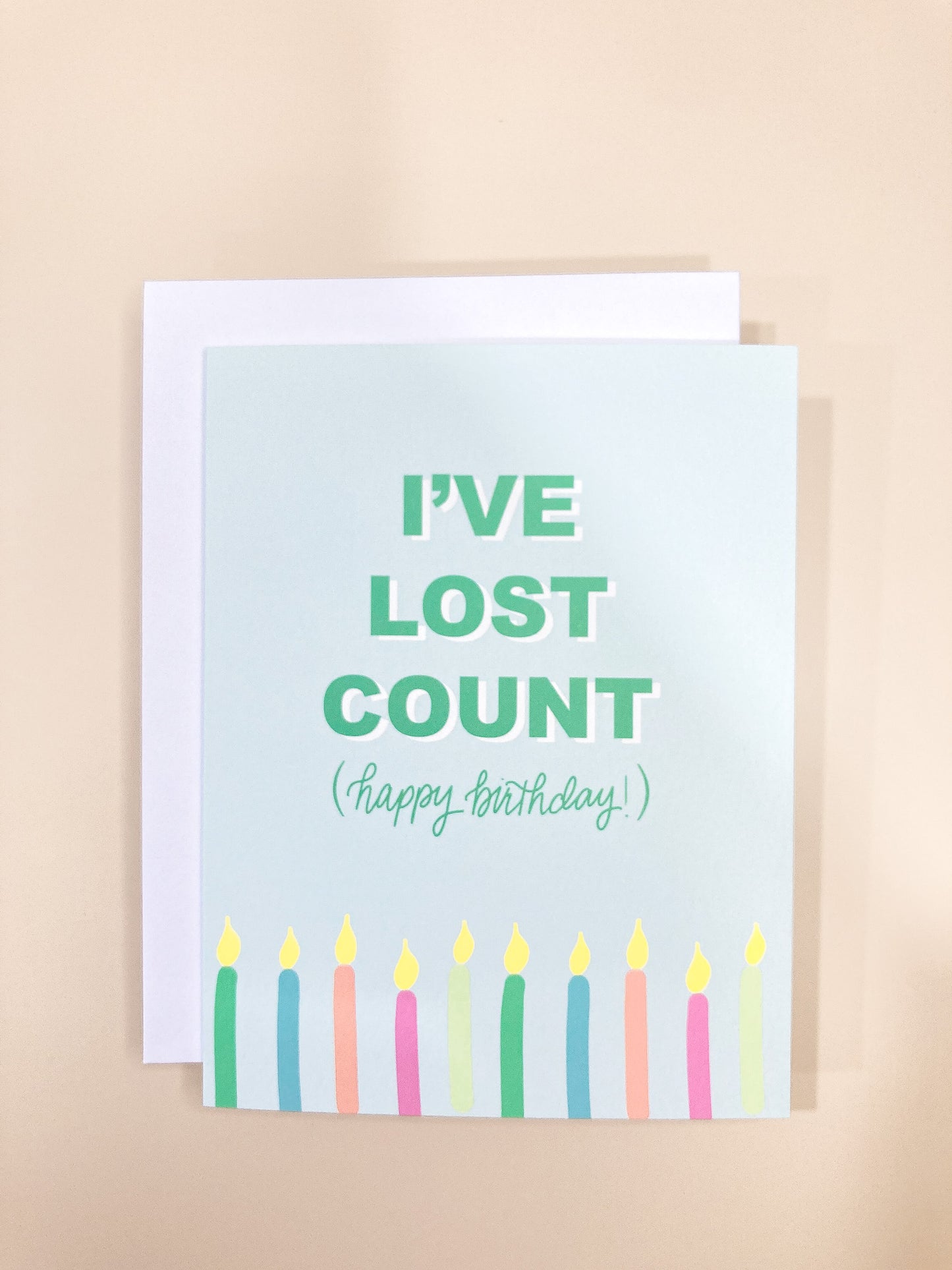 I've Lost Count Happy Birthday Card