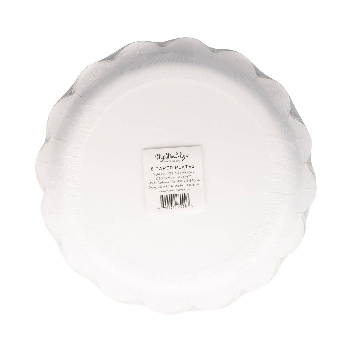 Pumpkin Pie Paper Plate