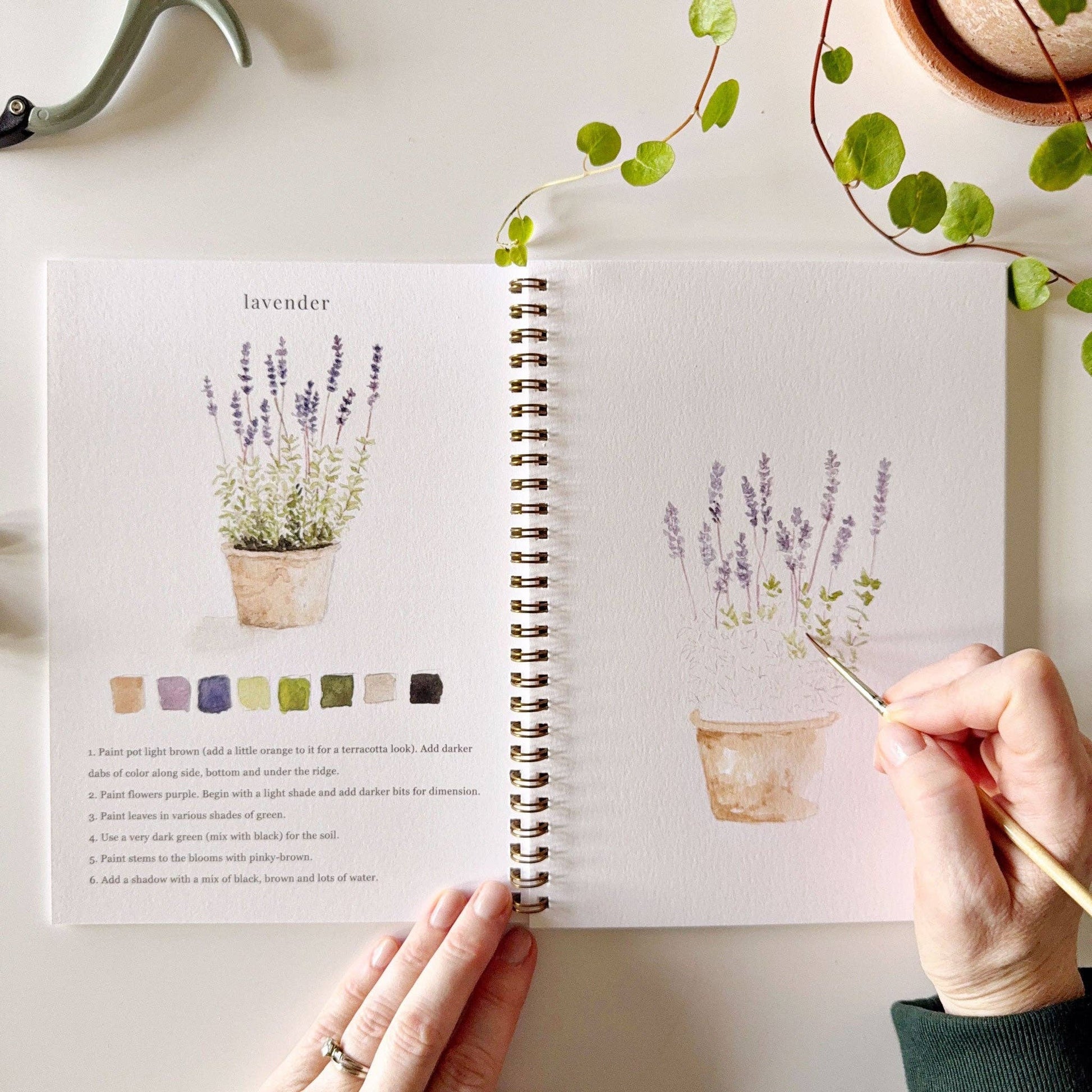 watercolor workbook, watercolor activity book, watercolor coloring book, painting gift, art gift, art supplies for beginners, watercolor for kids, watercolor for adults, creative gift idea, watercolor sketchbook