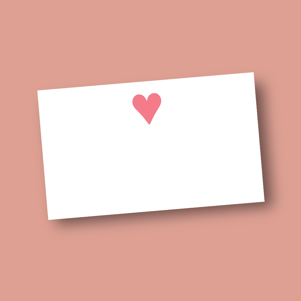 Our Heart Bitty Notes are the perfect little way to share love, appreciation, or a thoughtful gesture. Featuring a sweet heart design at the top, these versatile cards are ideal for Valentine's Day love notes, gift tags, or everyday messages that brighten someone's day.