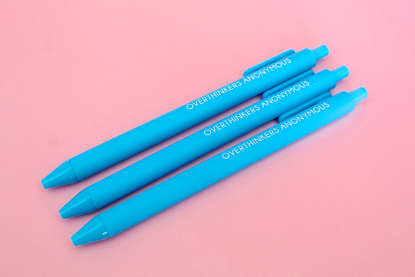 Overthinkers Anonymous Pens
Funny Jotter Pens
Overthinking Gift Ideas
Quirky Office Supplies
Motivational Pen Set
Unique Stationery Gift
Thoughtful Pen Set
Overthinking Stationery
Humor Writing Tools
Personalized Jotter Pens
Gift for Overthinkers
Novelty Desk Accessories
Pen Set for Writers
Office Humor Gift
Creative Writing Pens