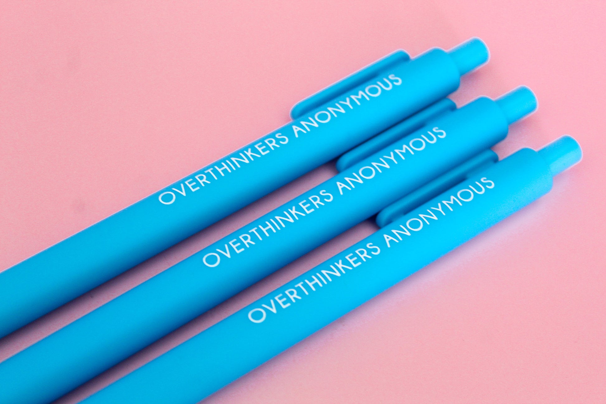 Overthinkers Anonymous Pens
Funny Jotter Pens
Overthinking Gift Ideas
Quirky Office Supplies
Motivational Pen Set
Unique Stationery Gift
Thoughtful Pen Set
Overthinking Stationery
Humor Writing Tools
Personalized Jotter Pens
Gift for Overthinkers
Novelty Desk Accessories
Pen Set for Writers
Office Humor Gift
Creative Writing Pens