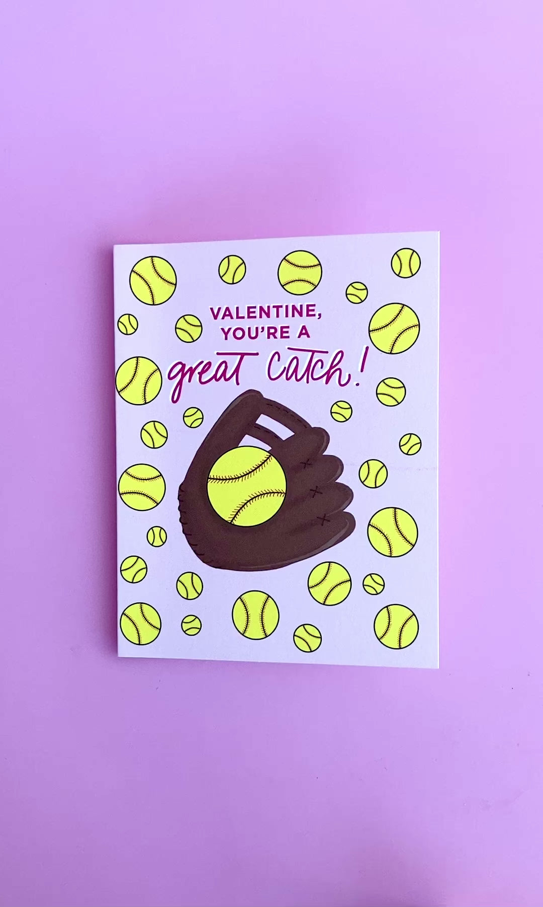 valentines card, softball, softball card, valentines softball, funny valentines, cute valentines, valentines for kids, sweet valentines