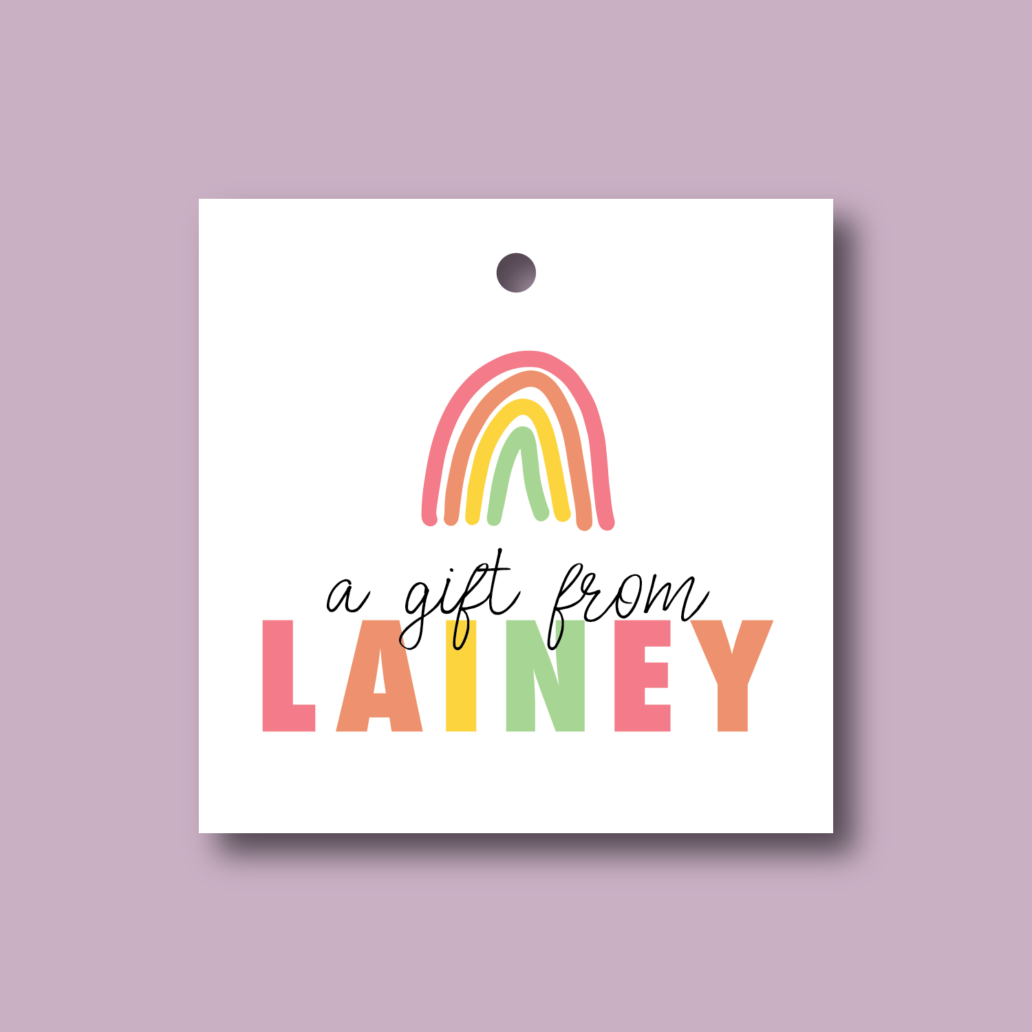 rainbow custom gift tags, rainbow custom name gift tags, gift tags for girls, gift tags for kids, from tag for girls, from tag for kids, rainbow from tag for girls, rainbow from tag for kids, rainbow custom girls name from tag, rainbow custom girls name gift tag,