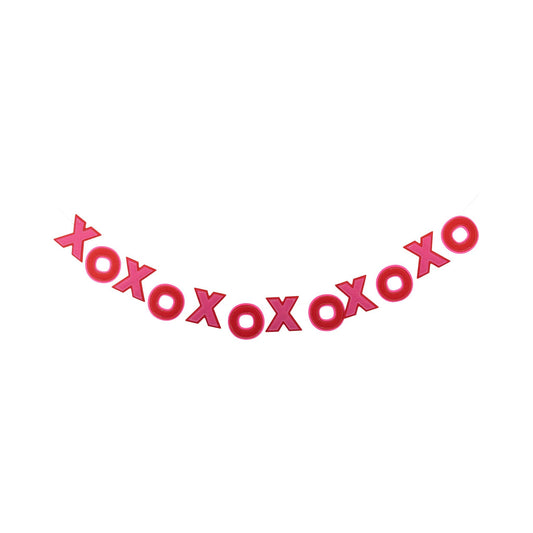 Add a playful and charming touch to your Valentine's Day celebrations with our XOXO Felt Banner! This beautifully designed banner is perfect for creating a festive atmosphere, whether you're decorating for a romantic dinner, a Galentine's Day gathering, or simply adding a bit of love to your home decor.