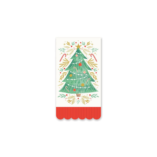 Make sure that table has the cozy, whimsical feel that you are going for by setting the table with these Watercolor Christmas Tree dinner napkins! Featuring a fringe edge, these are sure to put your guests in a merry mood this Christmas.
