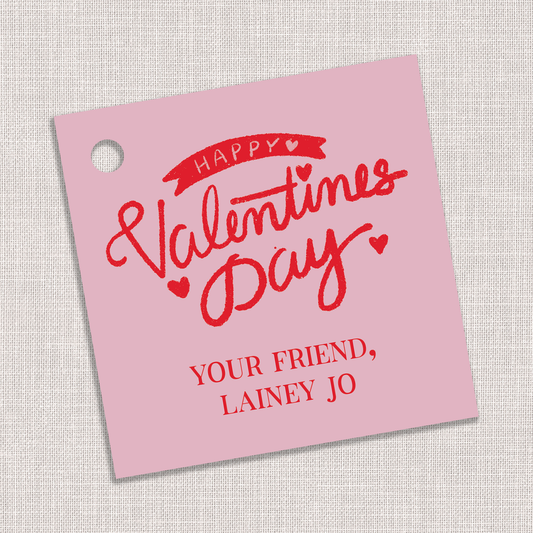 Happy Valentine's Day Party Gift Tags