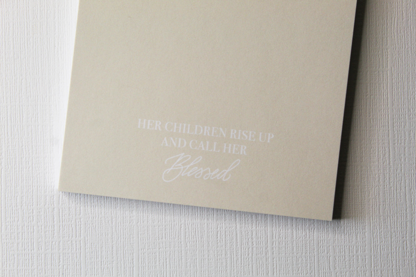 "Her Children Call Her Blessed" Notepad is a delightful gift to honor a special mother this Mother's Day.