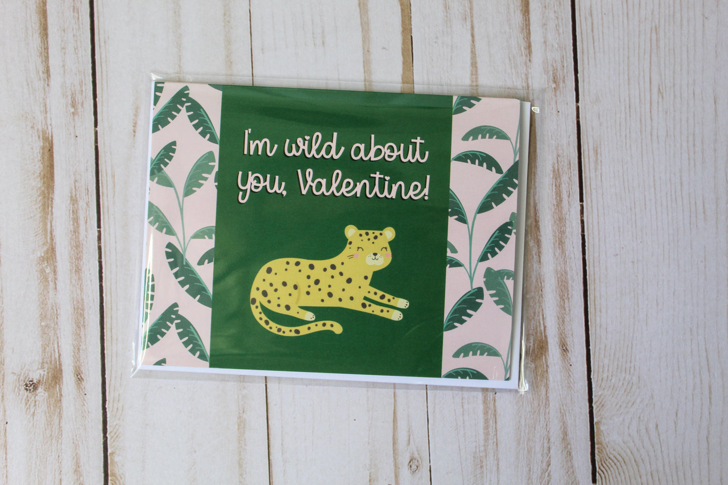'Wild About You' Valentine Greeting Card