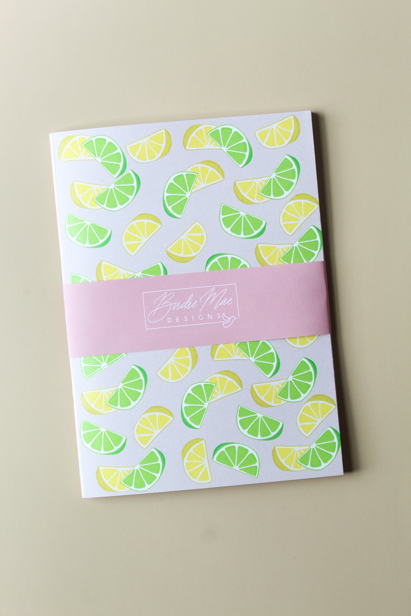 Lemon lime journal, summertime journal, prayer journal 