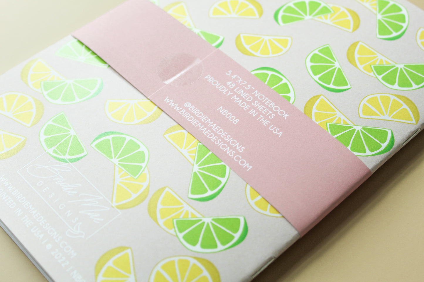 Lemon lime journal, summertime journal, prayer journal 