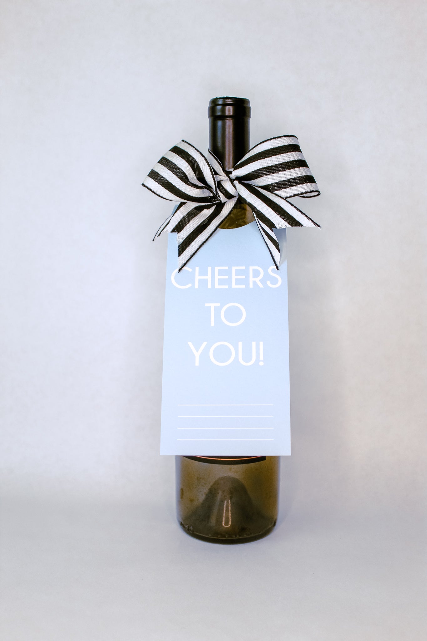 Cheers to You! Bottle Neck Gift Tag