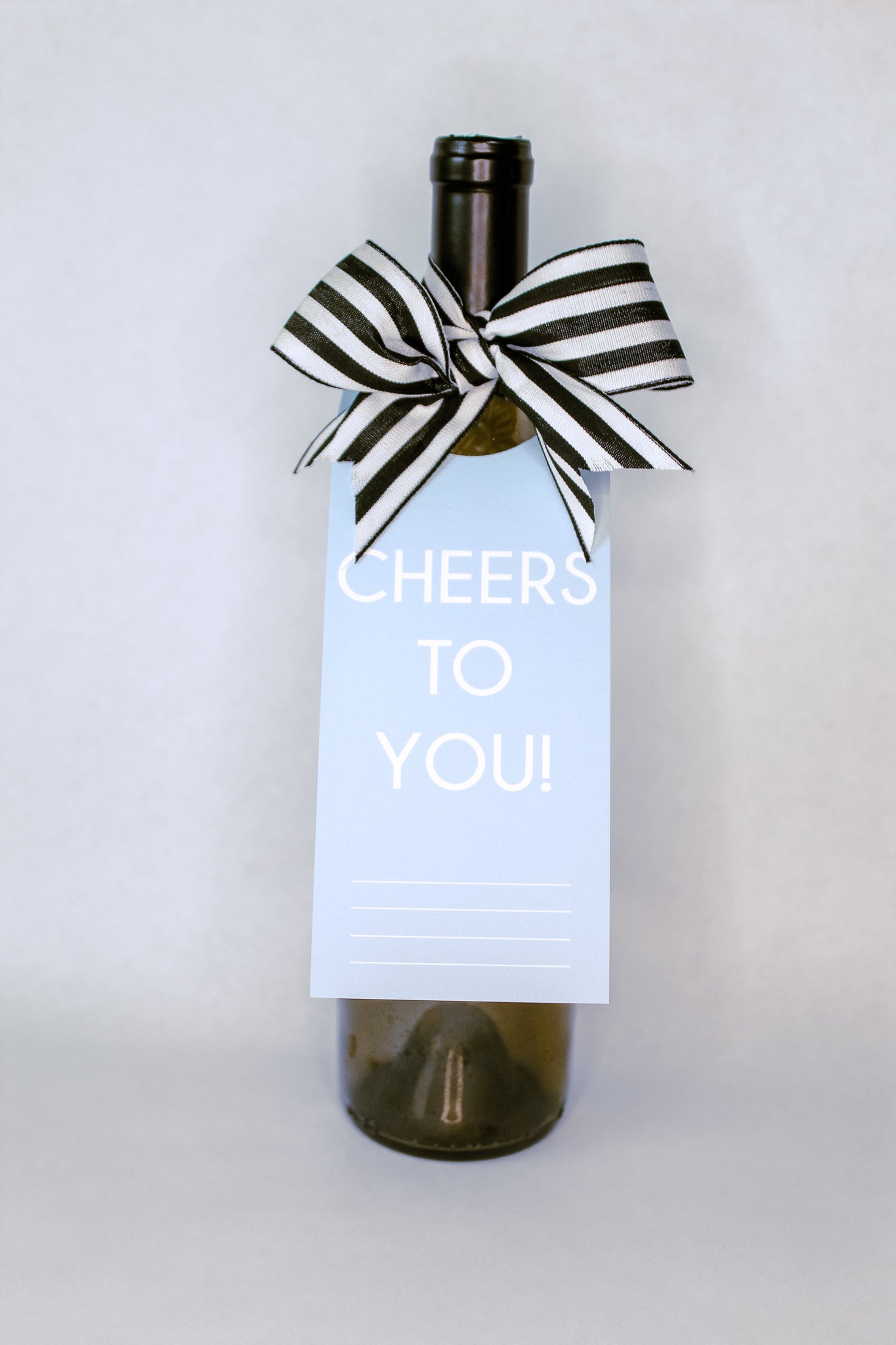 Cheers to You! Bottle Neck Gift Tag